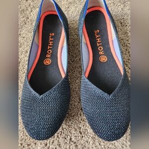 Rothy's Navy and Blue Loafers